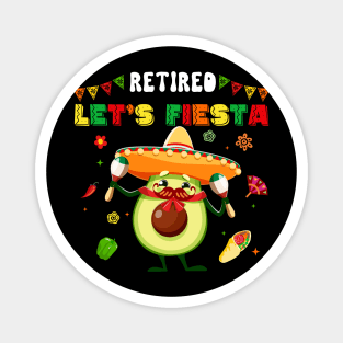 Retired Let's Fiesta Funny Cinco De Mayo Avocado Magnet